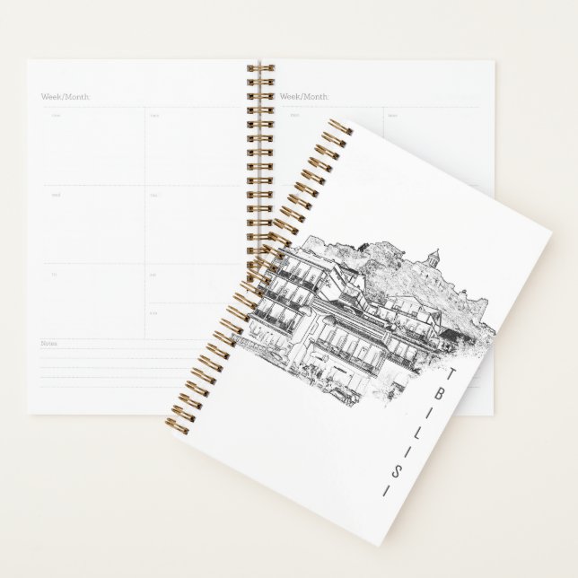 Tbilisi Georgia Street Architecture Sketch Planner (Display)