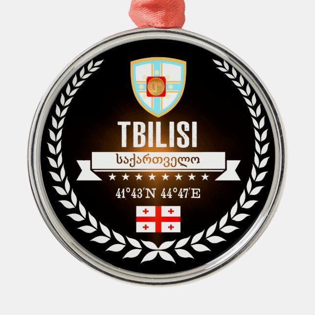 Tbilisi Metal Tree Decoration (Front)