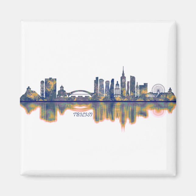 Tbilisi Skyline Magnet (Front)