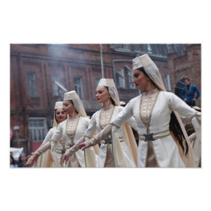 Tbilisoba festival dancing photo print