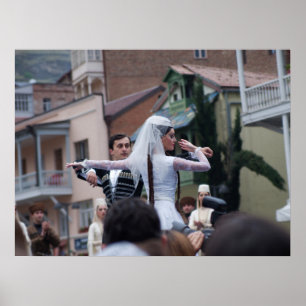 Tbilisoba festival dancing poster