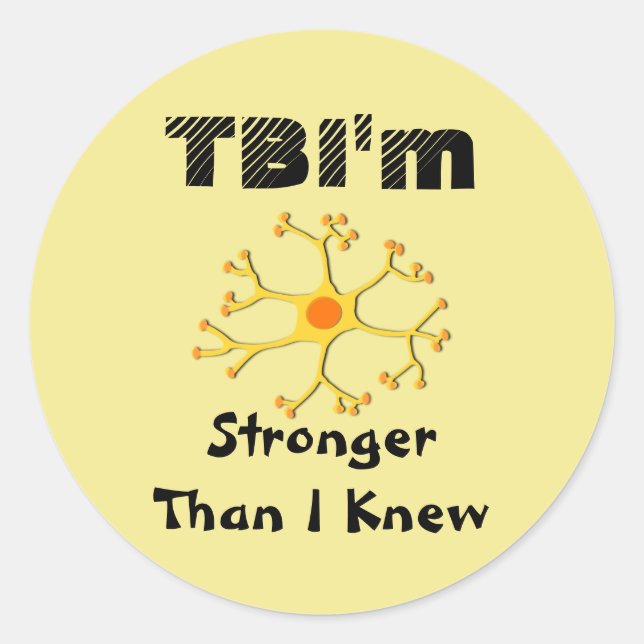 TBI'm Classic Round Sticker (Front)