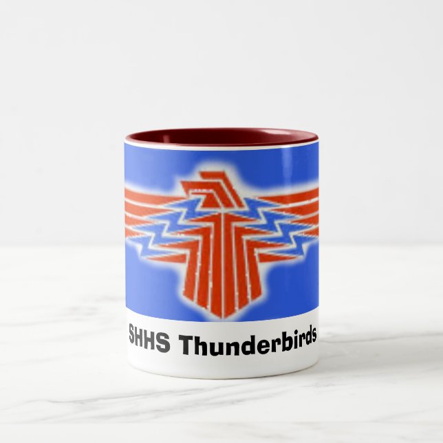 TBird, SHHS Thunderbirds Two-Tone Coffee Mug (Center)