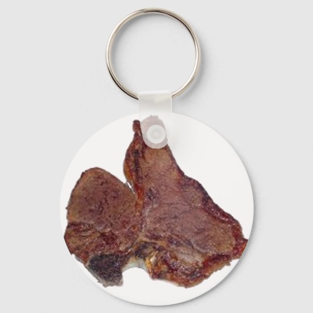 TBone Steak Key Ring (Front)