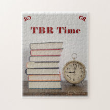 TBR Time jigsaw puzzle for book lovers