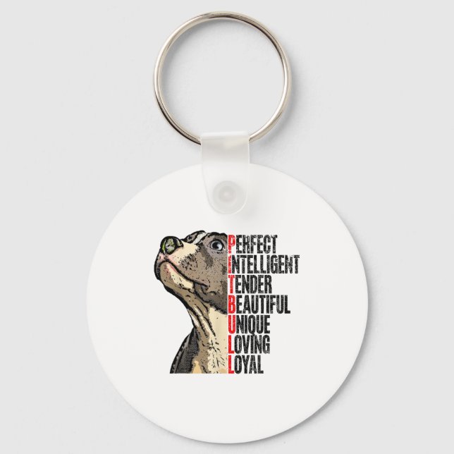 Tbull Perfect Intelligent Tender Beautiful Unique  Key Ring (Front)