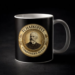 TCHAIKOFFEE Composer’s Blend Classical Music  Coffee Mug