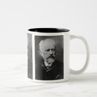 Tchaikovsky Photo Portrait Two-Tone Coffee Mug