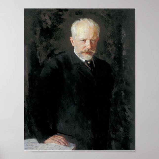 Tchaikovsky Portrait Poster (Front)