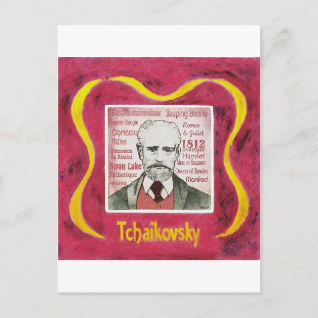 Tchaikovsky postcard (Front)