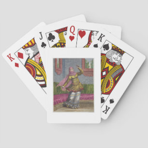 Tchinguis, or Turkish dancer, 18th century (engrav Playing Cards