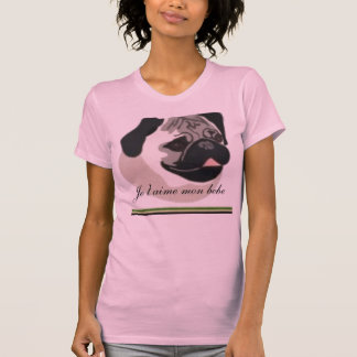 tclip2, Je t'aime mon bebe  - Customised T-Shirt