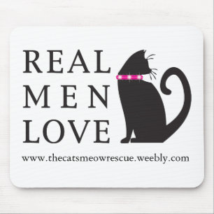 TCMR "Real Men Love Cats" Mousepad