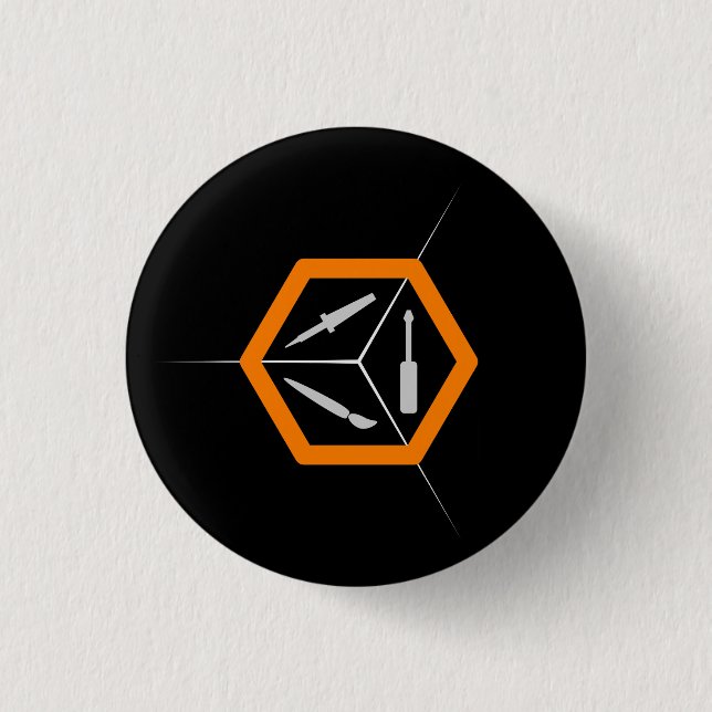TCMS Button - Small - Dark (Front)