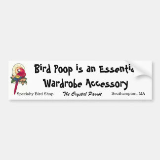 TCP Bird Poop Bumper Sticker