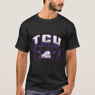 Tcu Horned Frogs Basketball Dribble T-Shirt