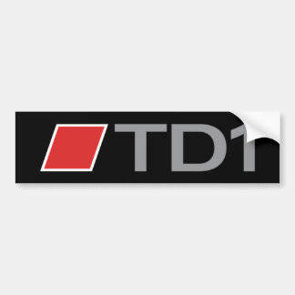 TD1 Bumper Sticker
