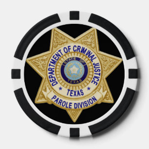 TDCJ Parole Division Coin Poker Chips
