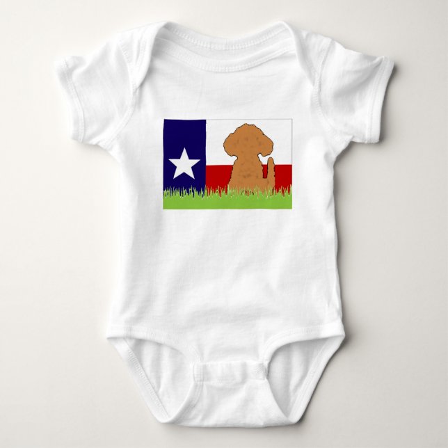 TDD apricot doodle Baby Bodysuit (Front)