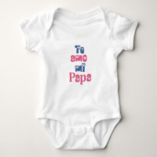 Te Amo Mi Papa Baby Bodysuit