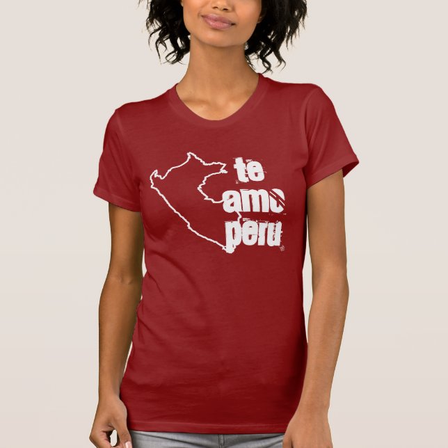 Te Amo Peru T-Shirt (Front)