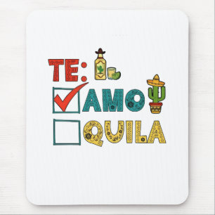 Te Amo Tequila Cinco De Mayo Funny Mouse Mat