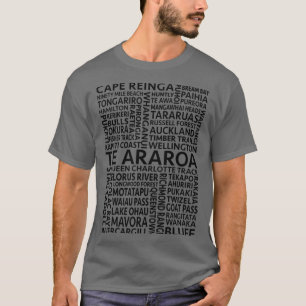 Te Araroa Landmarks gift T-Shirt