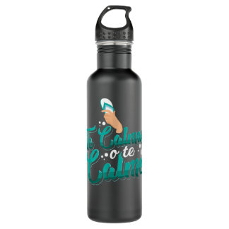 Te Calmas O Te Calmo Funny Spanish Mum Grandma Say 710 Ml Water Bottle
