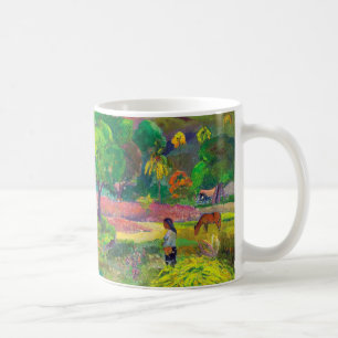 Te Fare, The House landscape art by Paul Gauguin Coffee Mug