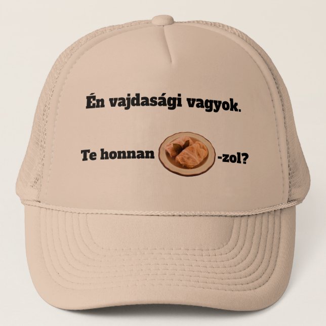 Te honnan SZÁRMA-zol? mici Trucker Hat (Front)