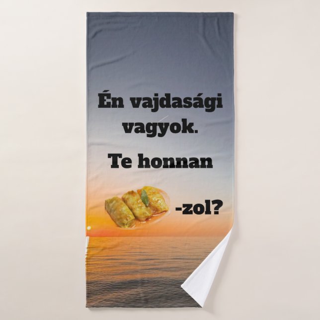 Te honnan SZÁRMA-zol? törülküző Bath Towel (Bath Towel)