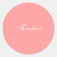 Te iubesc sticker
