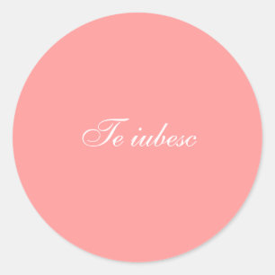 Te  iubesc sticker