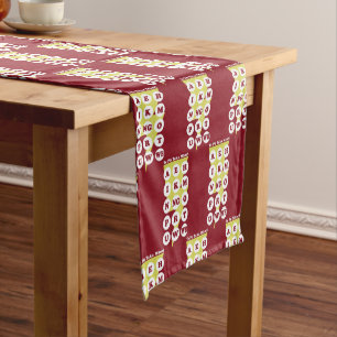 Te Pu Taka Maori Maori Alphabet Short Table Runner
