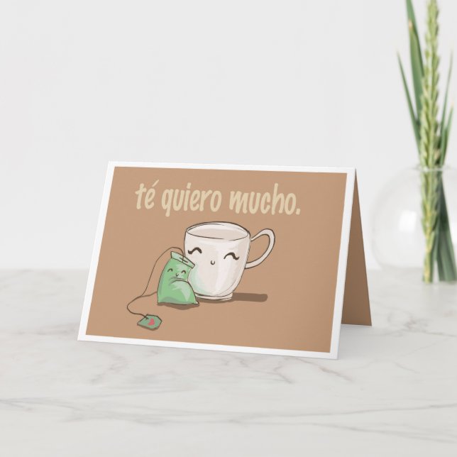 Te Quiero Mucho Card (Front)