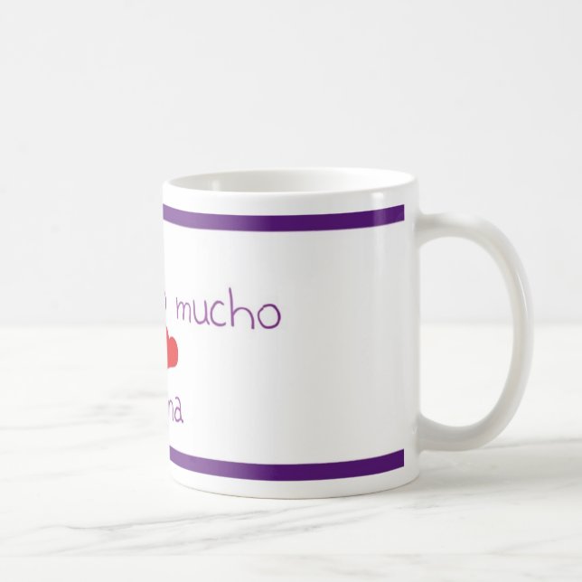 Te quiero mucho MAMA Coffee Mug (Right)