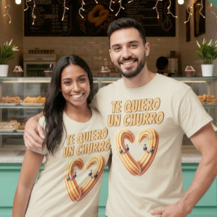Te quiero un churro spanish cute foodie churros T-Shirt