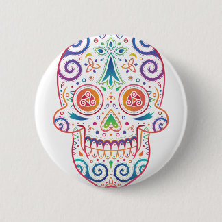 tête_mort_celtic 6 cm round badge