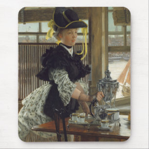 Tea 1872 (oil on wood) mouse mat