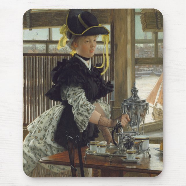 Tea | 1872 (oil on wood) mouse mat (Front)