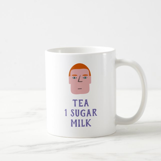 Tea 1 sugar Milk Coffee Mug (Right)
