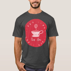 Tea Amo I Love Tea in Pink Cup for Tea Lovers T-Shirt
