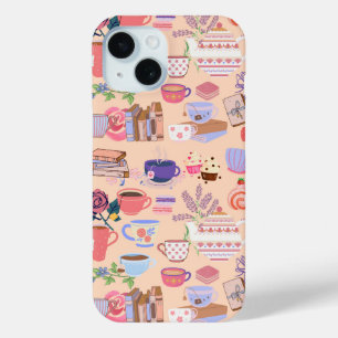 Tea And Books iPhone 15 Case