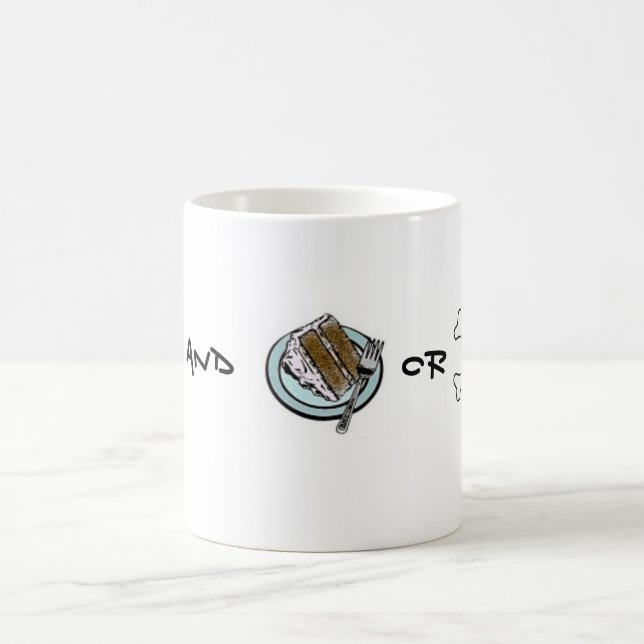 Tea and Cake or Death? Coffee Mug (Center)