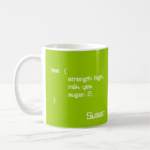 Tea and Coffee Cascading Style Sheet Mug