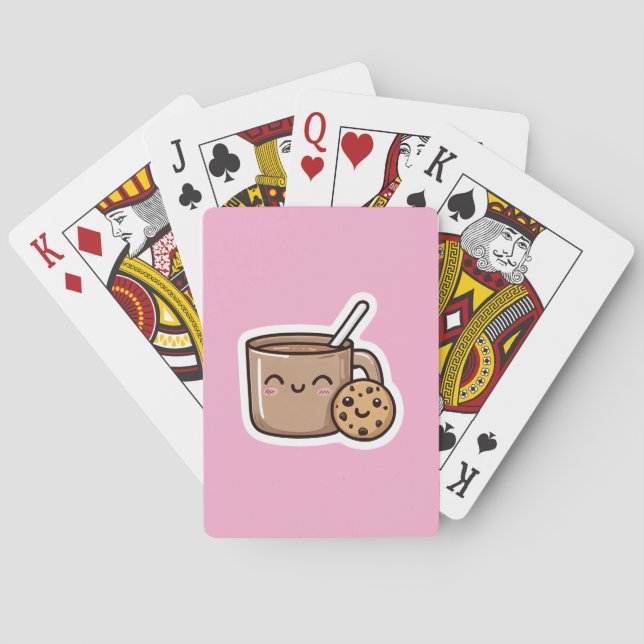 Tea and Cookie  Playing Cards (Back)
