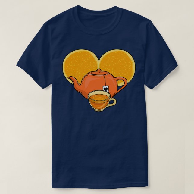 Tea and Crampets Tea Lover British Afternoon Tea T-Shirt (Design Front)