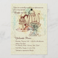 Tea and Desserts Invitation