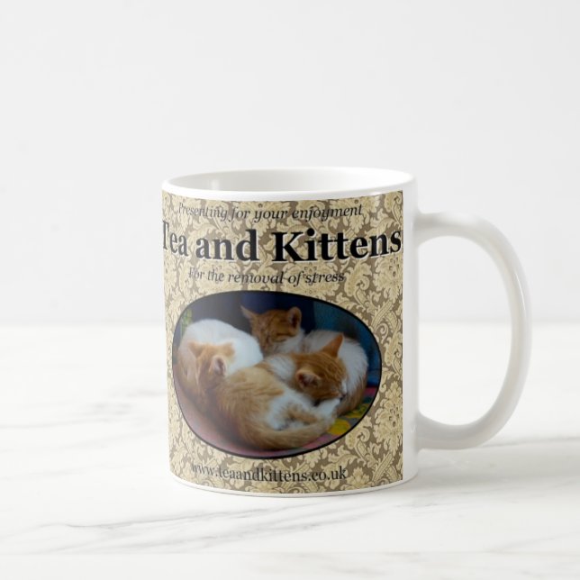 Tea and Kittens Mug (Right)