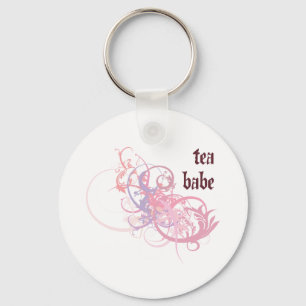 Tea Babe Key Ring